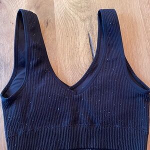 aerie Black Seamless Bralette